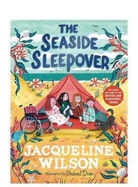 【预售】海滨露宿 杰奎琳-威尔逊的畅销书 The Seaside Sleepover 英文进口原版儿童章节书Jacqueline Wilson外文正版
