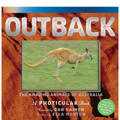 【预售】Outback，【3D趣味动态书】澳大利亚的神奇动物 英文进口原版儿童趣味图书Dan Kainen  Ella Morton