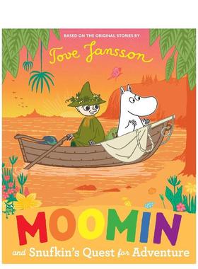 【现货】姆明和嗅嗅的冒险之旅 Moomin and Snufkin’s Quest for Adventure英文进口原版儿童绘本图书Jansson, Tove