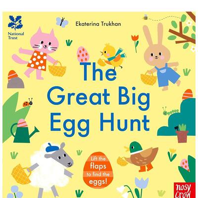 【现货】【翻翻书】寻找复活节彩蛋The Great Big Egg Hunt英文进口原版儿童趣味图书3-6岁Ekaterina Trukhan