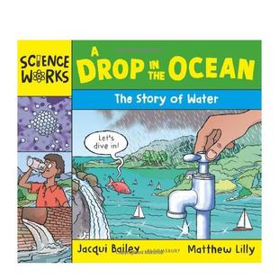 科学绘本 故事 Story Water The 沧海一粟：水 Ocean the 英文儿童绘本 原版 Drop 现货