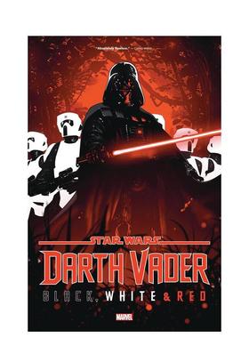 【预售】Marvel漫威 星球大战：黑武士达斯·维德-黑，白，红 Star Wars: Darth Vader - Black 英文进口原版漫画正版图书籍Tauri