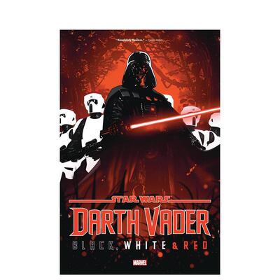 【现货】Marvel漫威 星球大战：黑武士达斯·维德-黑，白，红 Star Wars: Darth Vader - Black 英文进口原版漫画正版图书籍Tauri