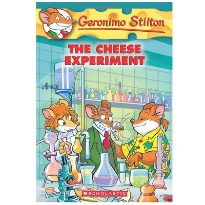 【现货】GERONIMOSTILTON#63:THECHEESEEXPERIMENT【老鼠记者】#63：奶酪实验英文儿童书适合6-12岁