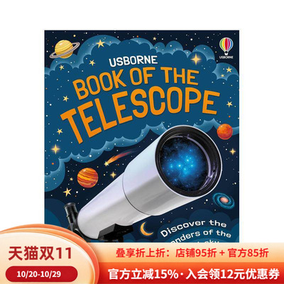 【预售】望远镜之书 Book of the Telescope 英文进口原版儿童绘本图书Kirsty Gledhill