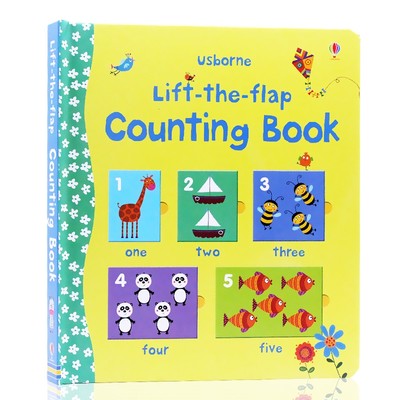 【现货】 Lift The Flap Counting Book 数字计数书 尤斯伯恩儿童英文原版 绘本单词幼儿英语 Usborne 翻翻书立体书 Felicity Broo