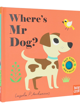 【现货】【毛毡翻翻书】狗狗先生在哪呢？ 赫斯特大图书奖短名单 【Felt Flaps】Where's Mr Dog? 原版英文儿童趣味