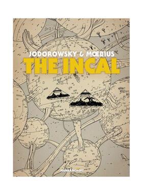 【预售】印卡石黑白版 Incal Black & 预售ite Edition 英文漫画进口原版图书籍外文图书