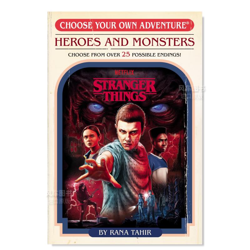 【预售】怪奇物语：英雄与怪物 英文儿童章节书 【Choose Your Own Adventure】Stranger Things: Heroes and Monsters 英文儿童
