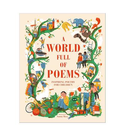 【现货】童诗星球：给孩子的心灵成长诗典 A World Full of Poems 英文进口原版儿童启蒙图书 DK全球的诗句DK
