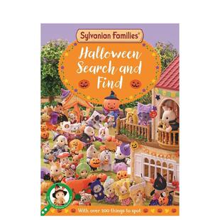 【预售】森贝尔家族：万圣节寻宝记 Sylvanian Families: Halloween Search and Find 英文进口原版儿童绘本图书籍Macmillan Chil