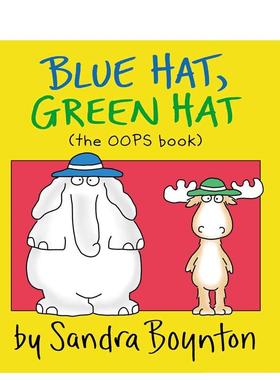 【现货】蓝色帽子、绿色帽子 Blue Hat、 Green Hat 英文进口原版儿童绘本图书Sandra Boynton