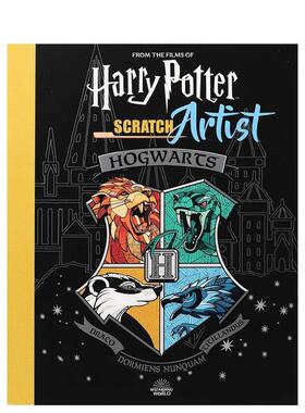 【预售】哈利波特 刮刮乐活动书Harry Potter Scratch Artist英文进口原版儿童趣味图书Moira Squier9-12岁