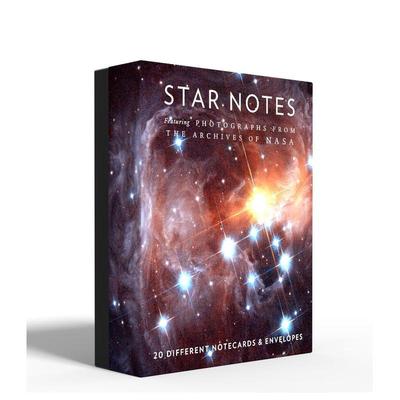 【预售】星体笔记（美国国家航空航天局） Star Notes: 20 Different Notecards and Envelopes 原版笔记本Notebook