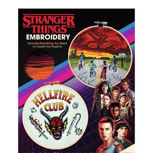 Thunder Press Stranger 英文进口原版 手工制作图书Editors Embroidery 怪奇物语刺绣 Things Bay 预售