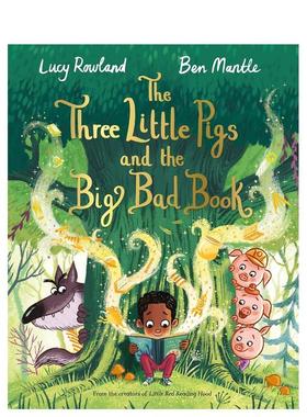 【预售】三只小猪的书The Three Little Pigs and the Big Bad Book英文进口原版图书儿童绘本Ben Mantle3-6岁