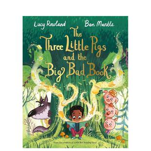 【预售】三只小猪的书The Three Little Pigs and the Big Bad Book英文进口原版图书儿童绘本Ben Mantle3-6岁