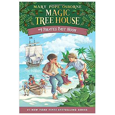 【现货】【MagicTreeHouse,No.4】PiratesPastNoon,【神奇树屋-4】海盗的藏宝图适合6-12岁