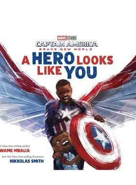 【现货】美国队长 勇敢新世界 英雄就像你Captain America: Brave New World: A Hero Looks Like You英文儿童图书籍进口原版Marv