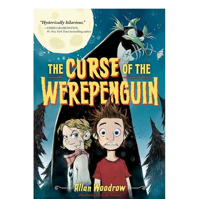 【现货】我们的诅咒01 WEREPENGUIN 01 CURSE OF THE WE英文进口原版儿童章节书WOODROW  ALLAN外文