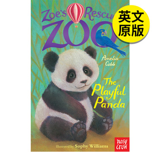英文原版 Zoe’s The Zoo Panda 熊猫 图书籍进口正版 顽皮 Rescue 拯救动物园 佐伊 儿童故事启蒙绘本 Cobb Playful 现货