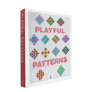 善本出版 图书书籍 非图片 素几何学平面图案设计 英文原版 PLAYFUL PATTERNS 绝版 点线面原理元 现货