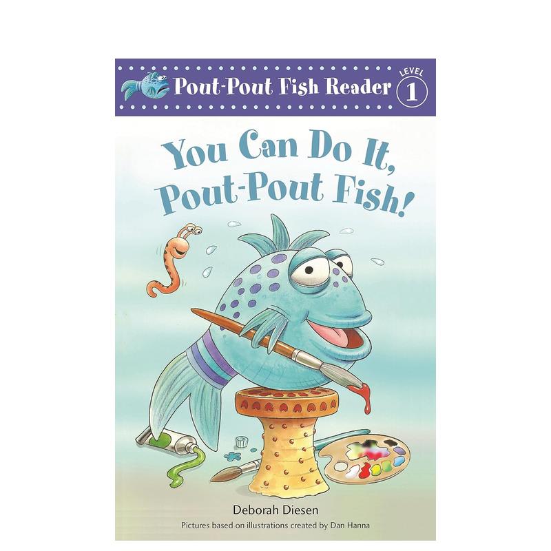 【预售】【噘嘴鱼一级阅读】你可以的 【Pout-Pout Fish!】You Can Do It 原版英文儿童分阶阅读