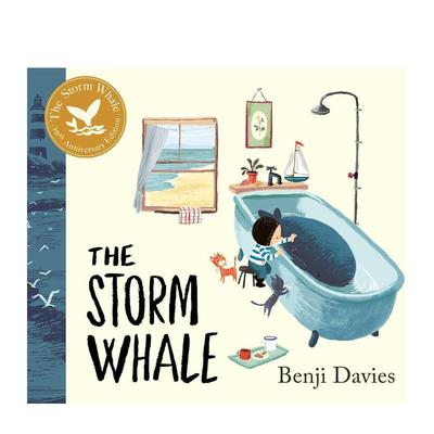【预售】风暴鲸（十周年纪念版） 【Storm Whale】The Storm Whale: Tenth Anniversary Edition 英文进口原版儿童绘本BENJI DAVI