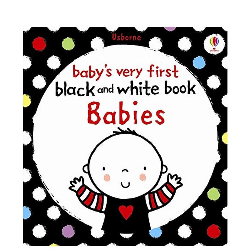 【预售】宝贝的黑白启蒙书：小朋友 Baby's very first black and white book: Babies 英文原版儿童自然拼读 书籍/杂志/报纸 儿童读物原版书 原图主图