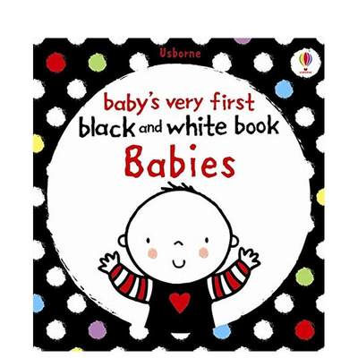 【预售】宝贝的黑白启蒙书：小朋友 Baby's very first black and white book: Babies 英文原版儿童自然拼读