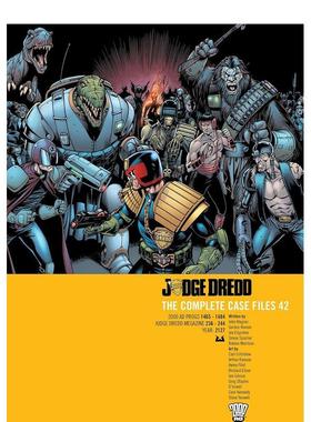 【预售】爵德判官：第 42 版：完整案件档案 Judge Dredd: The Complete Case Files 42 英文进口原版漫画正版图书籍JOHN WAGNER