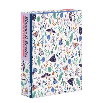 【现货】【翰德原版】【500-Piece Puzzle】Blooms & Beetles，花朵与甲虫 英文原版图书籍进口正版 teNeues Verlag 拼图