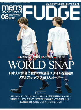 【订阅】men\sFUDGE（メンズファッジ）日本日文原版男性时尚杂志年订10期 D161