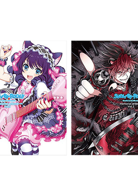 【WH】摇滚都市纪念画集1-2 SHOW BY ROCK! memorial artbook 游戏资料设定集 日文原版图书籍正版 Sanrio三丽鸥 日本原装进口