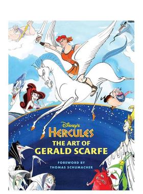 【预售】迪斯尼大力士电影设定集 杰拉尔德斯卡夫的艺术 Disney's Hercules英文进口原版艺术插画原画设定集Gerald Scarfe外文图书