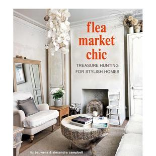 Flea homes 预售 Market 家居寻宝 时尚 英文进口原版 stylish Chic 室内设计装 hunting ：时尚 for 跳蚤市场 饰图书 Treasure