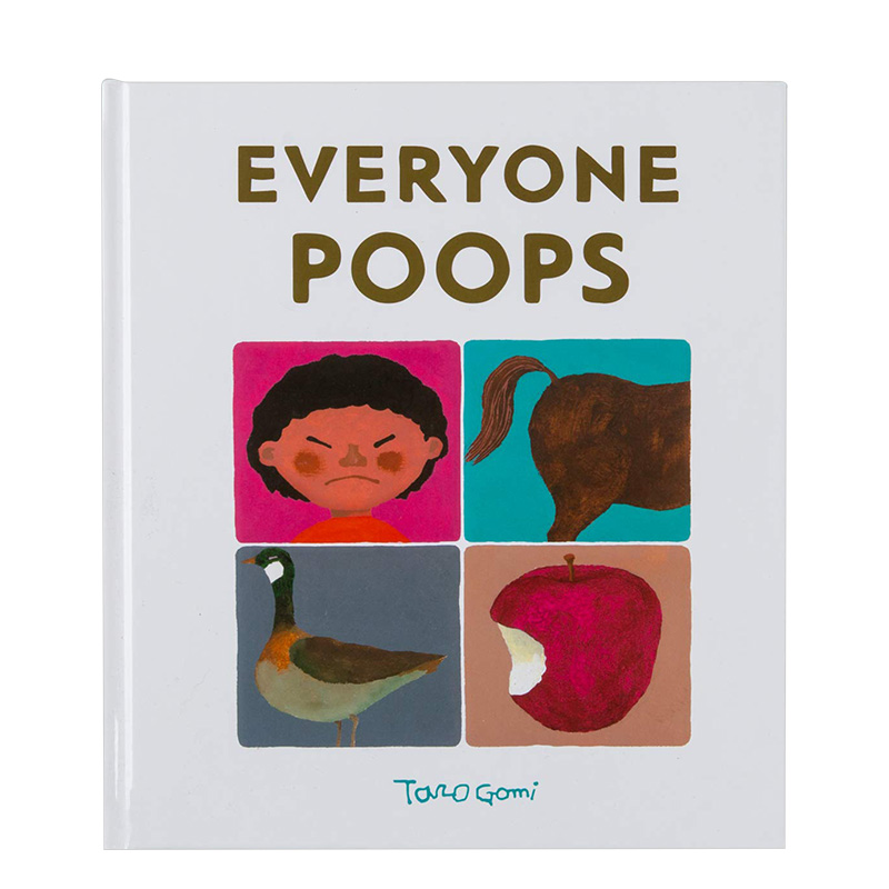 【预售】【五味太郎】Everyone Poops (Taro Gomi) 每个人都需要便便 英文原版图书籍进口正版 儿童艺术绘本