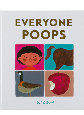 【预售】【五味太郎】Everyone Poops (Taro Gomi) 每个人都需要便便 英文原版图书籍进口正版 儿童艺术绘本