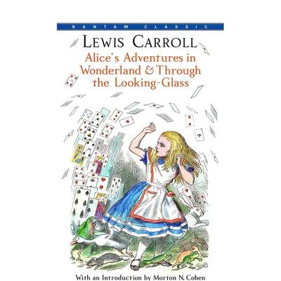 【预售】Word Cloud Classics 字云经典系列 Alices Adventures in Wonderland and Through the Looking Glass 爱丽丝梦游仙境