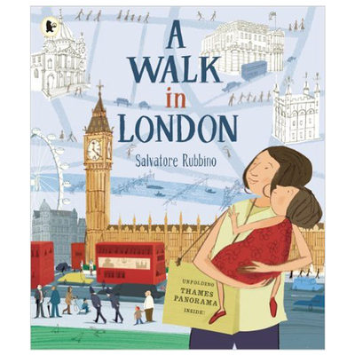 【预售】A Walk in London (Paperback) /anglais 漫步伦敦 英文原版图书籍进口正版 儿童绘本 适合3-6岁 RUBBINO SALVATORE