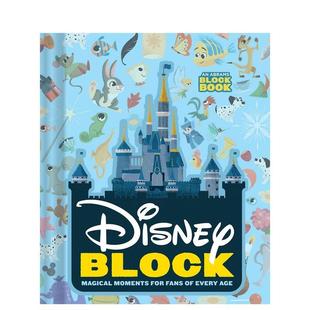 Every 儿童趣 魔法时刻Disney for Fans Moments 迪斯尼镂空书：给全年龄段粉丝送上 Block：Magical Age英文进口原版 现货
