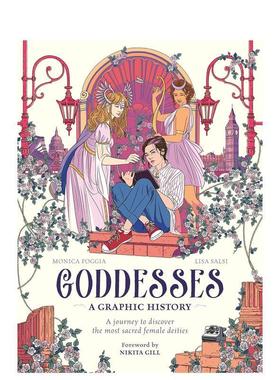 【预售】女神：图文历史：探索神圣女性神祇的旅程 Goddesses: A Graphic History英文进口原版生活图书Monica Foggia外文