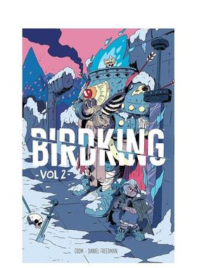 【预售】鸟王 卷2 Birdking Volume 2  Ortiz英文进口原版漫画正版图书籍 Dark HorseDaniel Freedman  CROM