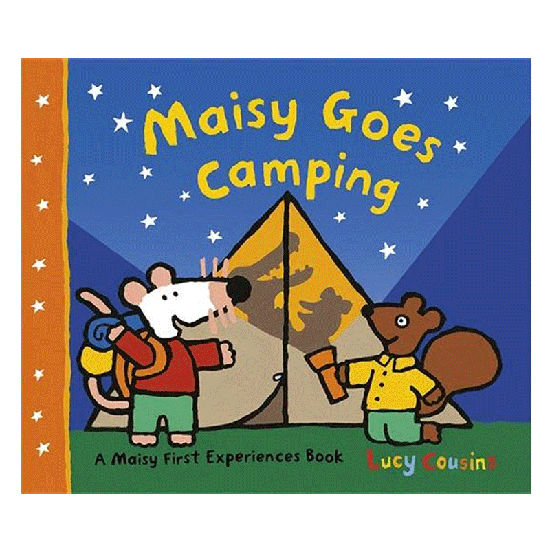 【现货】 Maisy系列 Maisy Goes Camping: A Maisy First Experience Book小鼠波波去露营英文原版图儿童绘本适合3-6岁英文版