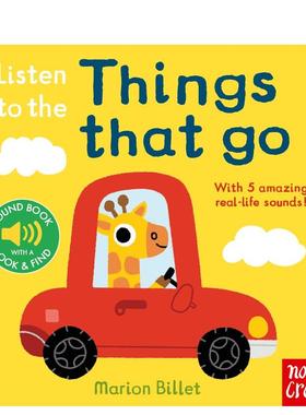 【现货】【有声书】交通工具之声 Listen to the Things That Go 原版英文儿童趣味