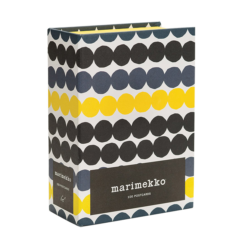 【预售】Marimekko:100 Postcards 玛丽麦高的100张明信片 芬兰国宝品牌 英文原版图书籍正版 明信片盒 Dorothy Abbe