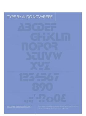 【预售】字体档案：阿尔多·诺瓦雷塞 Type by Aldo Novarese 英文进口原版字体图案标志设计外文图书籍Aldo Novarese