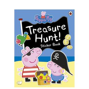 【现货】【Peppa Pig】Treasure Hunt! Sticker Book，【小猪佩奇】寻宝贴纸书 英文进口原版儿童趣味图书Ladybird