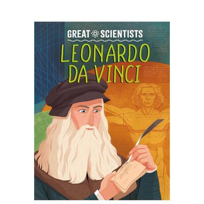 【预售】伟大科学家：列奥纳多?达?芬奇 Great Scientists: Leonardo da Vinci 英文进口原版儿童绘本图书Ruth Percival