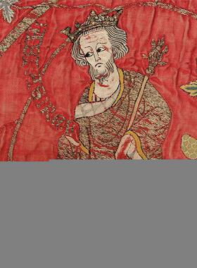 【预售】 English Medieval Embroidery: Opus Anglicanum，英国中世纪刺绣 英文原版图书进口正版 M. A. Michael 纺织品艺术